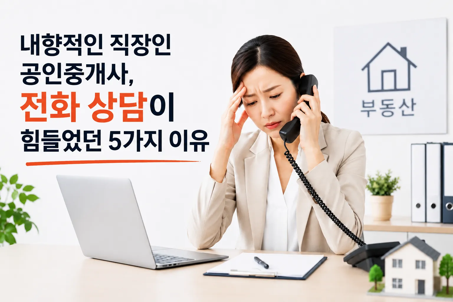 내향적인 직장인 공인중개사, 전화 상담이 힘들었던 5가지 이유